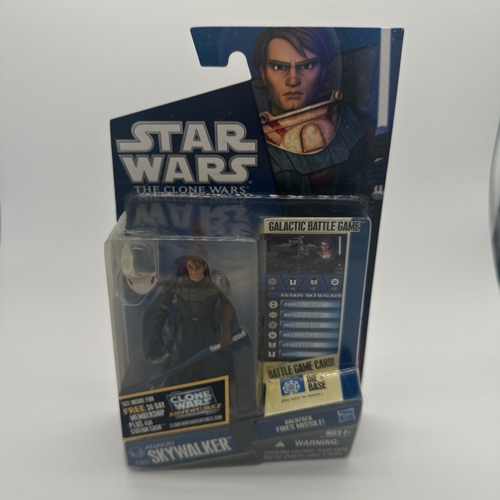 Star Wars The Clone Wars CW07 Anakin Skywalker Action Figure Hasbro New